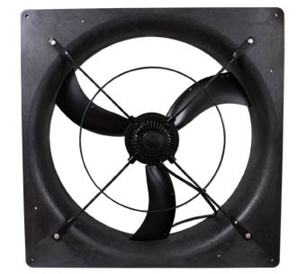 75 Mm Lüftungsschlitz Mit Ventilator – Für Diesel-Heizungen (Propex & Chinesische Modelle), Abnehmbare Blende, Schwarz