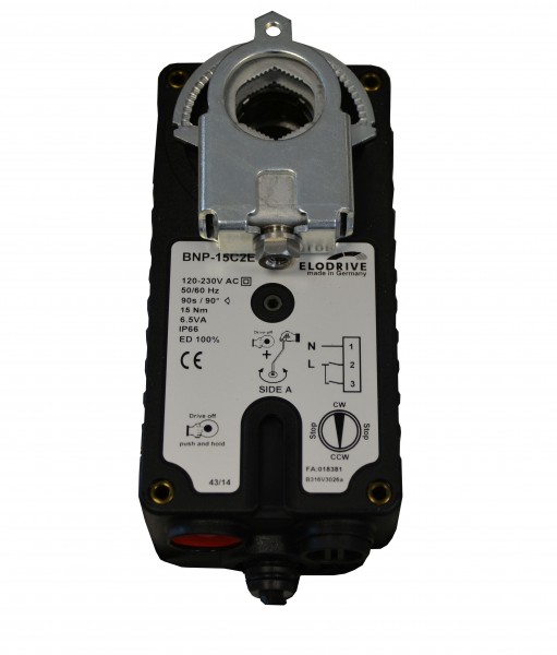 Stellmotor IP66 15Nm 230V auf-zu